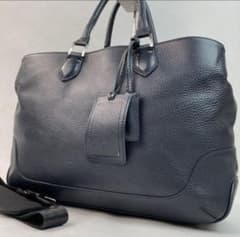 【良品・2way・A4 可】 ペッレモルビダ メイデンヴォヤージュ シボ革 紺のサムネイル