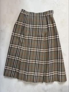 極美品・旧タグ】Burberrys ノバチェック ウールスカート 11号 上品