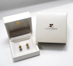 ★美品★ クレージュ K18 750 刻印有 ゴールド ピアスのサムネイル