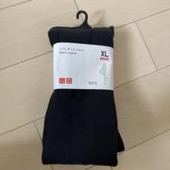 UNIQLO リブレギンス XL ブラック