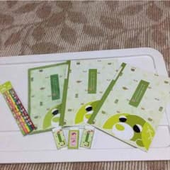 新品 ☆ お茶犬 文具セット えんぴつ けしごむ 下敷き ノートのサムネイル
