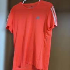 adidas ランニングTシャツ オレンジ Sサイズのサムネイル