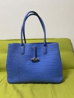 ロンシャン Longchamp トートバッグ クロコ 型押し 総柄のサムネイル