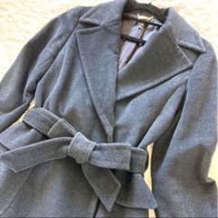 【美品】INED アンゴラシルク混　ロングチェスターコートのサムネイル