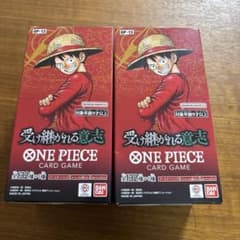 受け継がれる意志 2BOX テープカット ワンピースカード - メルカリ