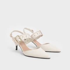 Charles&Keith スタッズ スリングバックヒールのサムネイル