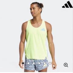 adidas 蛍光イエロー ランシャツ ランパン 値下げ⭕️のサムネイル