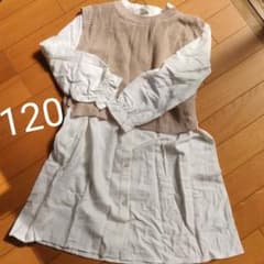 【新品・未使用】120センチ ワンピースのサムネイル