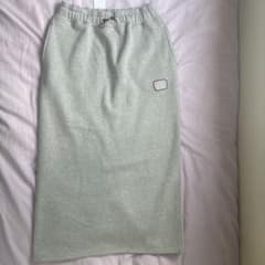 ROXY グレーロングスカート 裏起毛