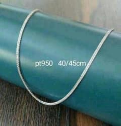 シンプルで寛大なデザイン pt950プラチナネックレス31139729 - メルカリ