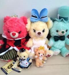 ユニベアシティ 不思議の国のアリスシリーズとアプリコットセット