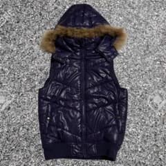 00s Y2K archive グランジ お兄系 ギャル男 光沢 ダウンベスト - メルカリ