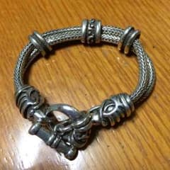 純銀925 シルバーブレスレットのサムネイル