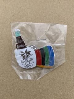 코카콜라 나가노 올림픽 핀 ​​배지