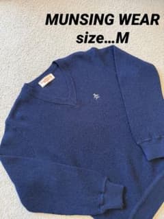 Munsingwear Grand Slam Navy Knit Men's Golf Wear, Size M