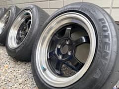 TE37V風! ホイール　8j+28 pcd:100 4穴　15インチ 4H TE37V風ホイール 8j+28 pcd:100 4穴 15インチ 4H - メルカリ