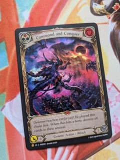 Command and Conquer / 征服の命令 rainbow foil Command and Conquer / 征服の命令 rainbow foil - メルカリ