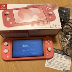 NintendoSwitch Liteコーラル 充電器 スイッチライト本体ピンク - メルカリ