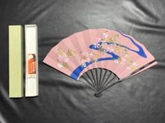 扇子　32cm 宮脇賣扇庵　金　桜　飾り扇　飾舞扇　舞扇子　舞踊　着物 扇子 33.3cm 宮脇賣扇庵 桜 流水 飾り扇 飾舞扇 舞扇子 舞踊 着物