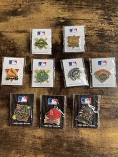 メジャーリーグ　ピンバッジ9個 MLB メジャーリーグ ピンバッジ 9点② - メルカリ