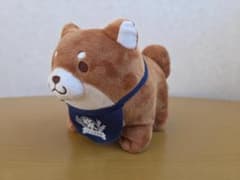 忠犬もちしば　おしゃべりミニぬいぐるみ　スクっとポーズ　おかか