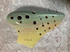 トリプルオカリナAC管♡TRICOL♡アルトC軽量で美しく吹きやすい複数管 