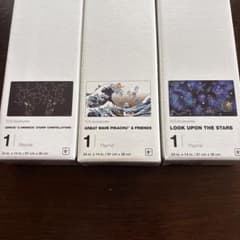 新品未開封 WCS2023 横浜 葛飾北斎 星座　ブラッキー　プレイマット3種 新品未開封 WCS2023 横浜 葛飾北斎 星座 ブラッキー プレイマット3種