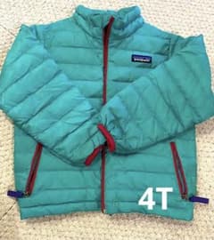Patagonia パタゴニア　キッズ　ダウン　4T 100 110 エメラルドのサムネイル
