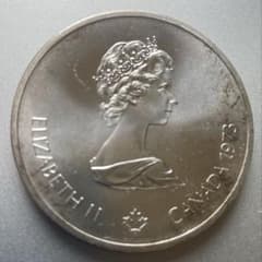 モントリオールオリンピック 記念銀貨 10ドル モントリオール市景