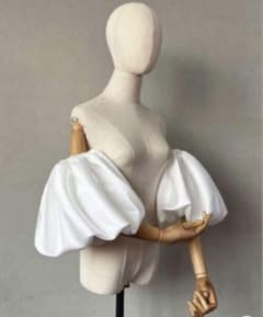 パフスリーブ アームバンド つけ袖 結婚式 花嫁のサムネイル