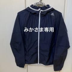 adidas ネイビー ウィンドブレーカー フード付きのサムネイル
