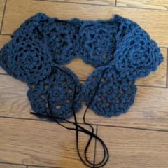 ハンドメイド☆つけ襟☆ニットのサムネイル