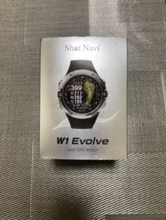 ショットナビ W1 エボルブ ウォッチ型 ゴルフナビ W1-EVOLVE ブラ…のサムネイル