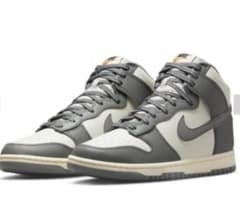 Nike Dunk High グレー/ホワイト　SE VNTGのサムネイル