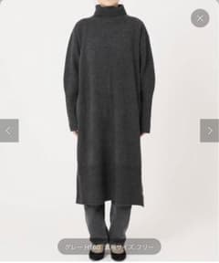 ジャーナルスタンダード  ウールカシミアタートルネックワンピースのサムネイル