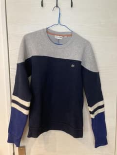 LACOSTE ラコステ　スウェット トレーナー　ロゴ刺繍のサムネイル