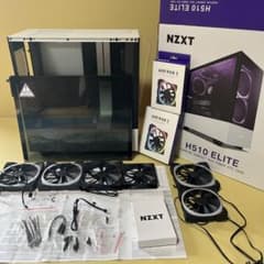 NZXT H510 ELITE AER RGB 2ファン おまけ　ATXケース NZXT H510 ELITE AER RGB 2ファン おまけ ATXケース - メルカリ