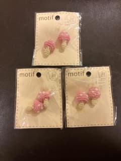 きのこモチーフ ワッペン 3個セットのサムネイル