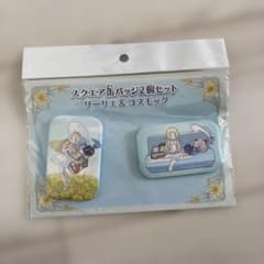 【新品未開封】スクエア缶バッジ2個セット　リーリエ＆コスモッグのサムネイル