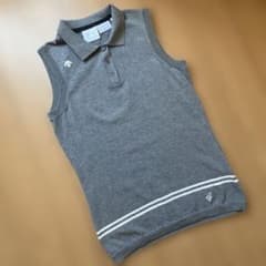 DESCENTE GOLF デサント ポロシャツ ノースリーブ - メルカリ