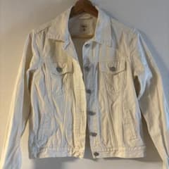GAP 1969 デニムジャケット ホワイト レディース S 白 Gジャンのサムネイル