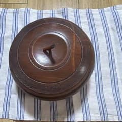 天然木 菓子器 蓋付き 蓋物 小物入れ 山中漆器風 伝統工芸品