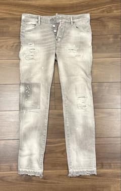 DSQUARED2 ペイント加工 ダメージデニムパンツ サイズ44 - メルカリ