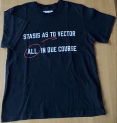 テキストプリント ブラック Tシャツのサムネイル