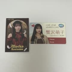 蟹沢萌子 ノイミーリンク 会員証のサムネイル