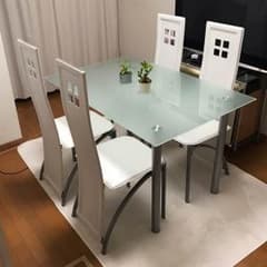 ダイニングテーブルセット (ガラス)のサムネイル