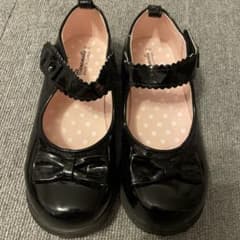 黒いエナメルフォーマルシューズ20.0のサムネイル