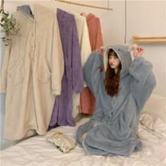 ルームウェア 冬用 パジャマ 恐竜のサムネイル