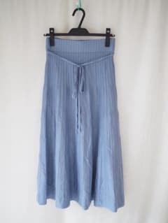 Mila Owen(ミラオーウェン)★リボン付　ニットスカート