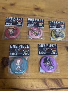 ONE PIECE B-SIDE LABEL 缶バッジ 5種セットのサムネイル